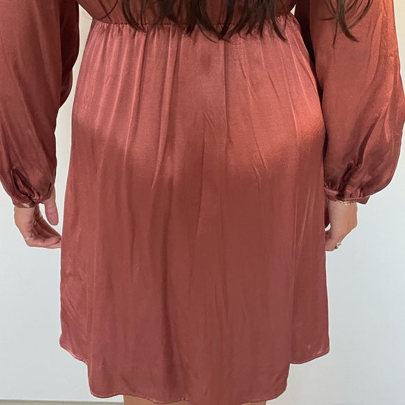 Zara Long Bell Sleeve Dress - Picture 8 of 8